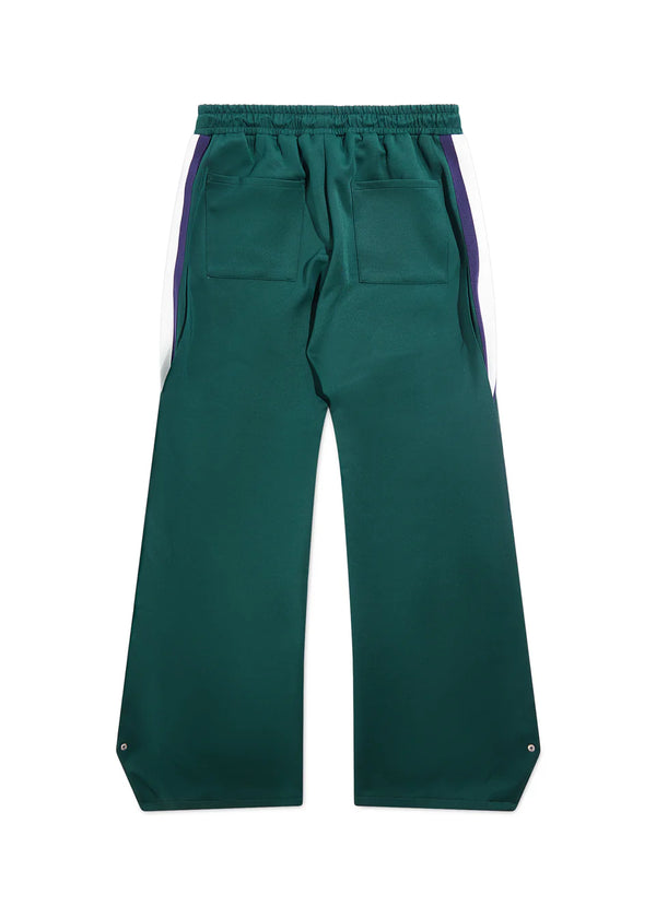 STRIPED SNAP PANT - HUNTER GREEN