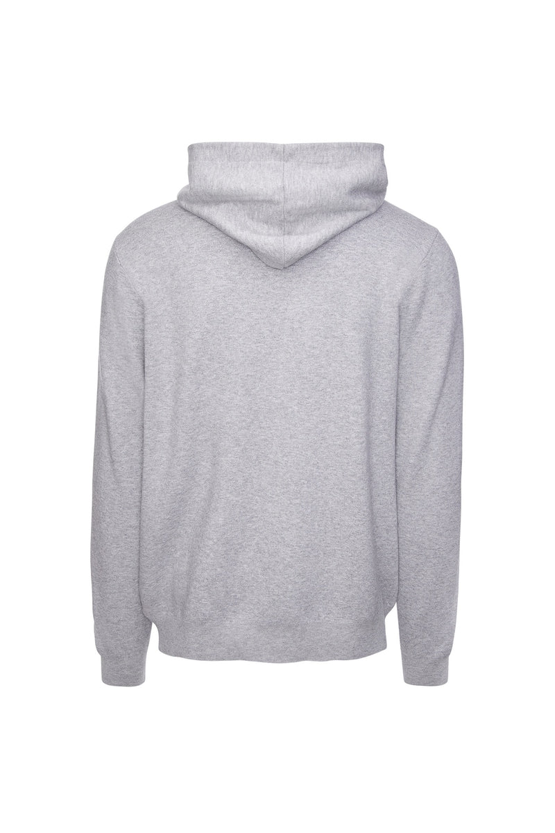 Men's Merino Wool Blend Hooded Sweater