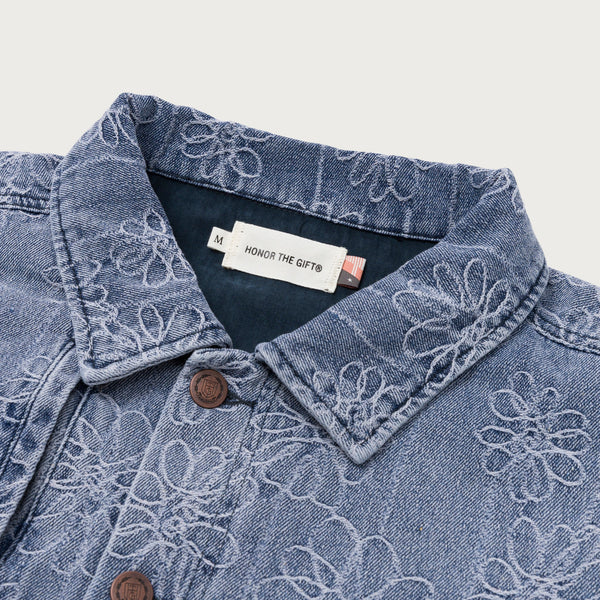 Flower Jacquard Jacket