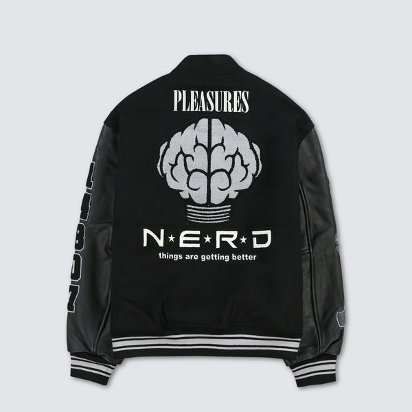 NERD x Pleasures Varsity Jacket